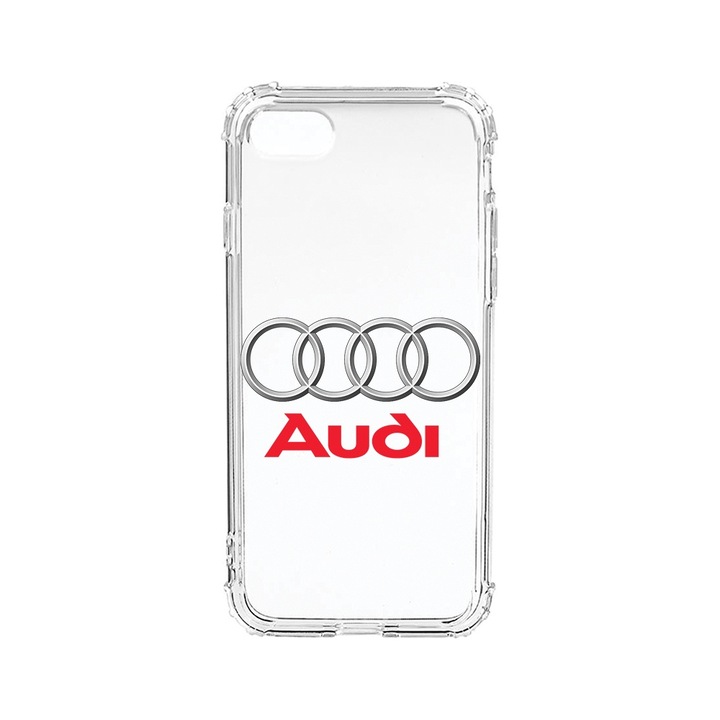 BestCase Anti Shock 1.5MM telefontok, kompatibilis modell Apple iPhone SE 3 / iPhone SE 2 / iPhone 8 / iPhone 7, Logo Audi, Air-Cushion technology, AS 1753