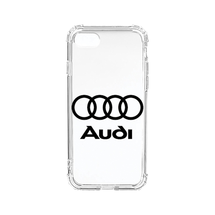BestCase Anti Shock 1.5MM telefontok, kompatibilis modell Apple iPhone SE 3 / iPhone SE 2 / iPhone 8 / iPhone 7, Logo Audi, Air-Cushion technology, AS 1754