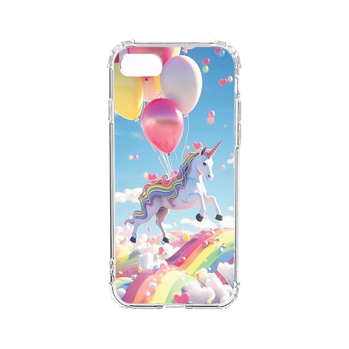 BestCase® Husa Anti Shock 1.5MM, compatibila cu Apple iPhone SE 3 / iPhone SE 2 / iPhone 8 / iPhone 7, Magical Pattern, Air cushion Technology, AS 1215