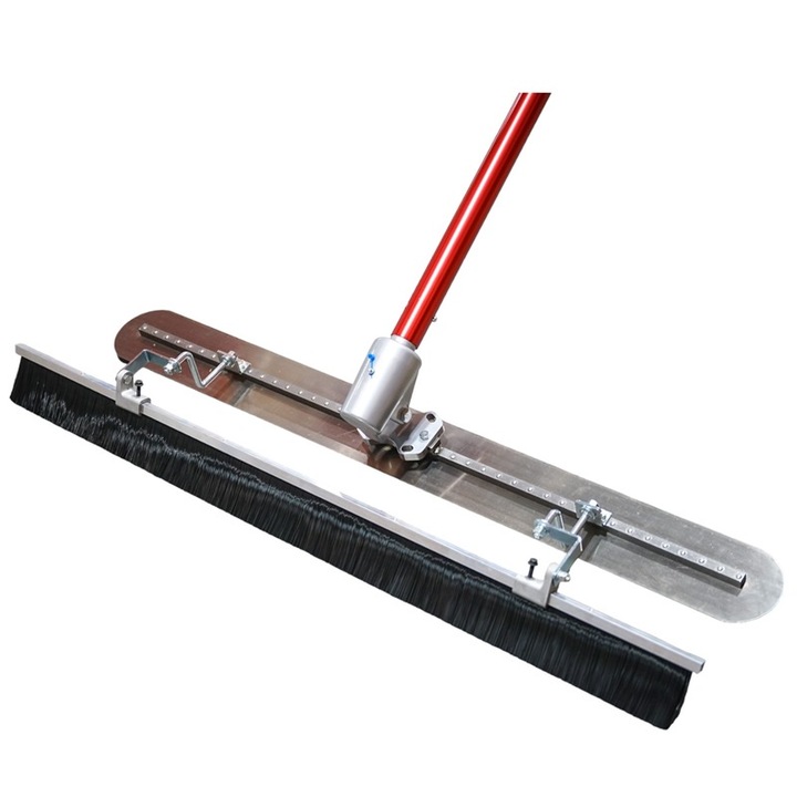 Gletiera manuala bidirectionala FRESNO STRONG cu perie abraziva si suport perie, 1200x120mm