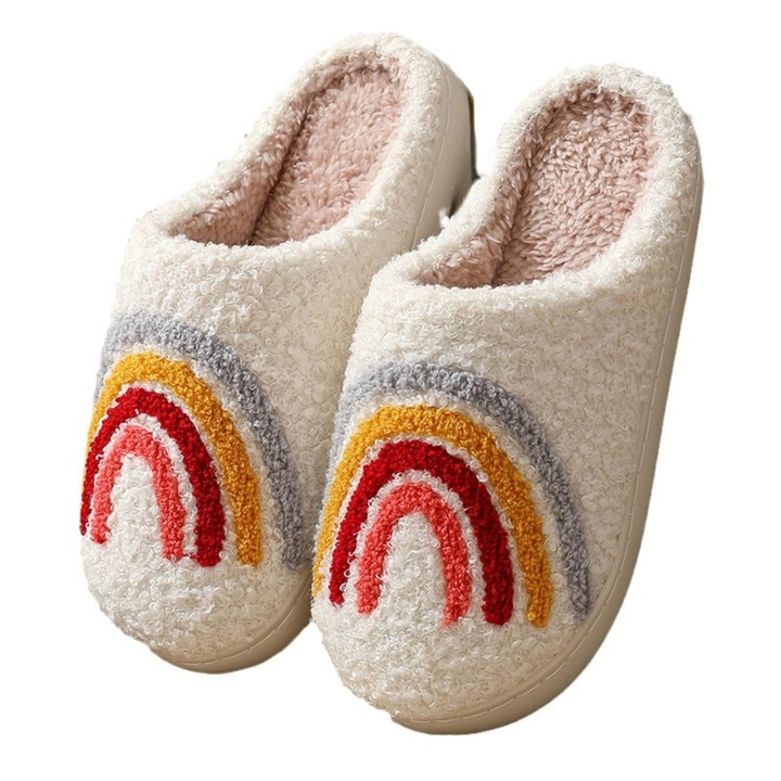 Slapi din plus, unisex, antiderapanti, multicolor, 40-41