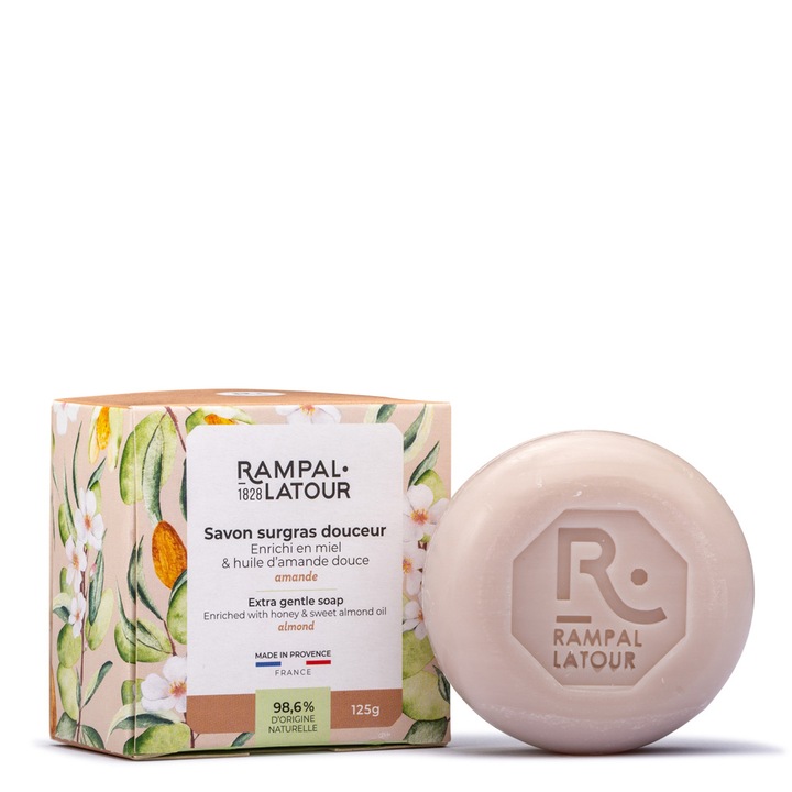 Sapun natural migdale miere 125g Rampal Latour