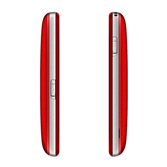 EVOLVEO EasyPhone, telefon mobil pentru seniori cu suport de incarcare, rosu