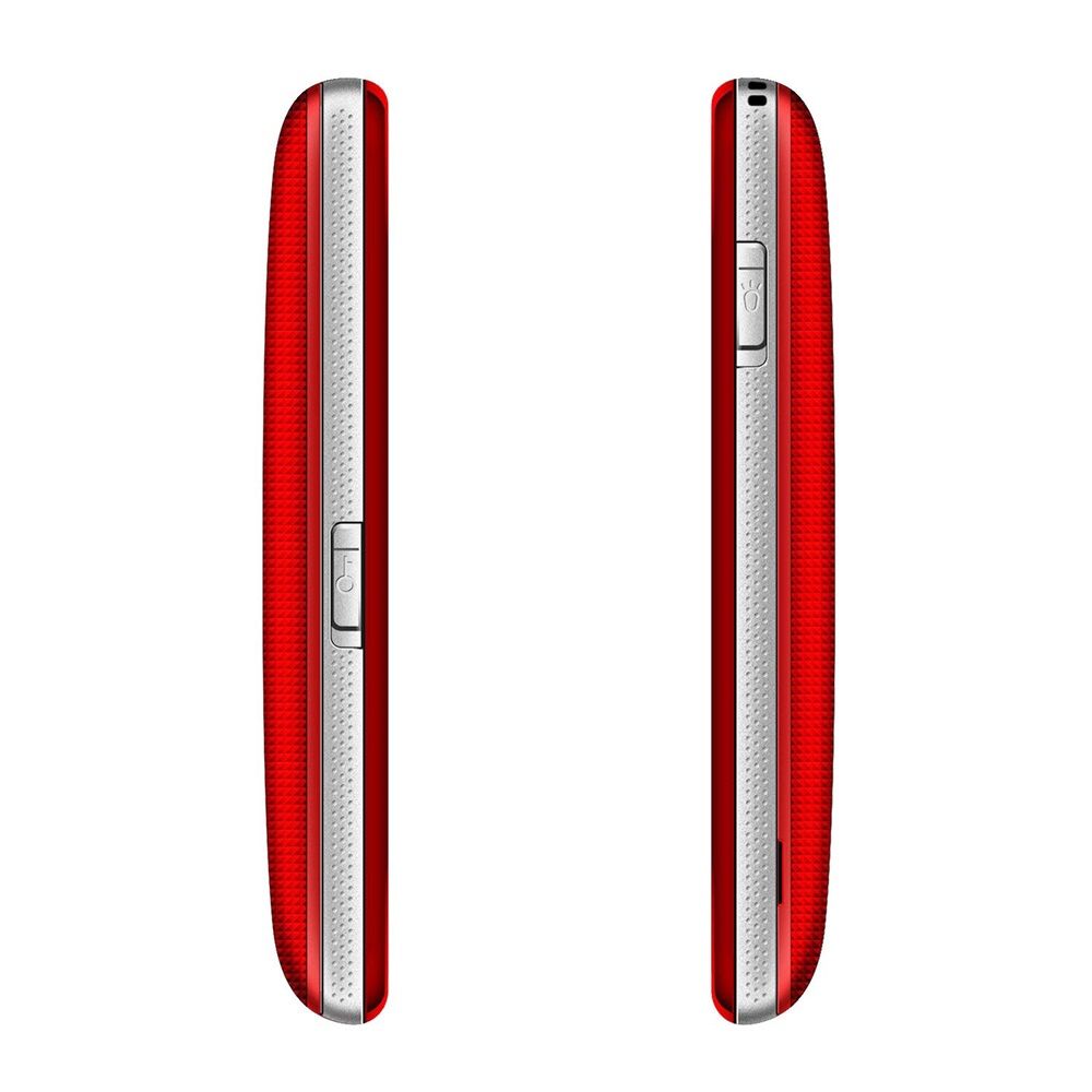 EVOLVEO EasyPhone, telefon mobil pentru seniori cu suport de incarcare, rosu