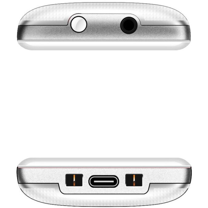 Evolveo EasyPhone, telefon mobil pentru seniori cu suport de incarcare, 32 MB, 2G, Alb