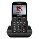 EVOLVEO EasyPhone XR, telefon mobil pentru seniori cu suport de incarcare, negru