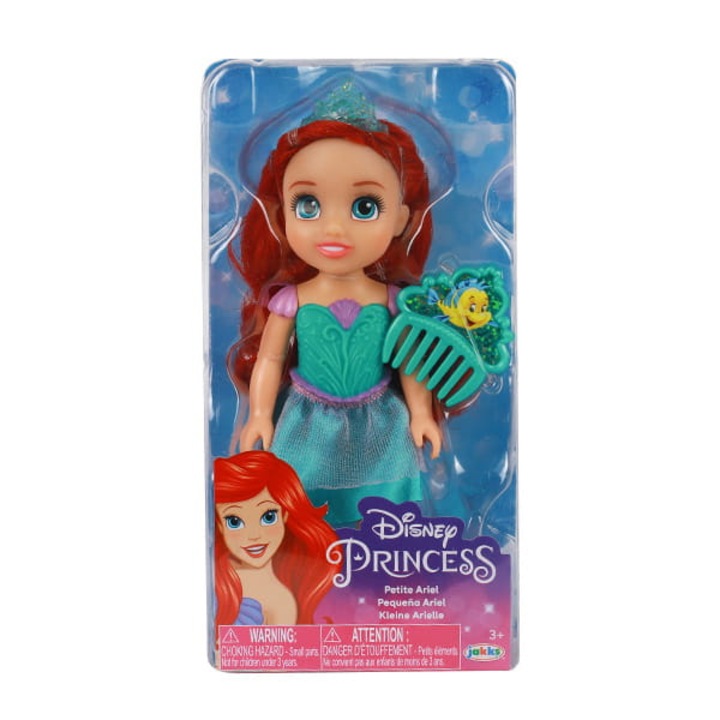 Кукла, Jakks Pacific, Disney Princess Mini, 3 години, 16 см, пластмаса, многоцветен