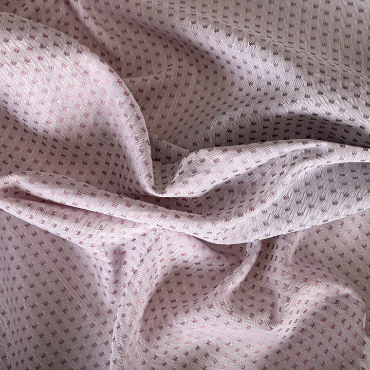 Draperie Markizeta Arina, 145x245cm, gri-roz, cu banda
