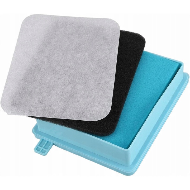 Set Filtre pentru Aspirator, Philips, Filtru Hepa De Inalta Eficienta, Calitate Superioara A Executiei, Filtru Din Burete Lavabil, Materiale De Inalta Calitate, 5 Bucati