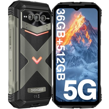 Telefon mobil DOOGEE V Max Plus, 5G, 22000 mAh, 36 GB RAM, 512 GB, camera 200 MP, ecran FHD+ 6,58 inch, gri Telefon mobil DOOGEE V Max Plus, 5G, 22000 mAh, 36 GB RAM, 512 GB, camera 200 MP, ecran FHD+ 6,58 inch, gri