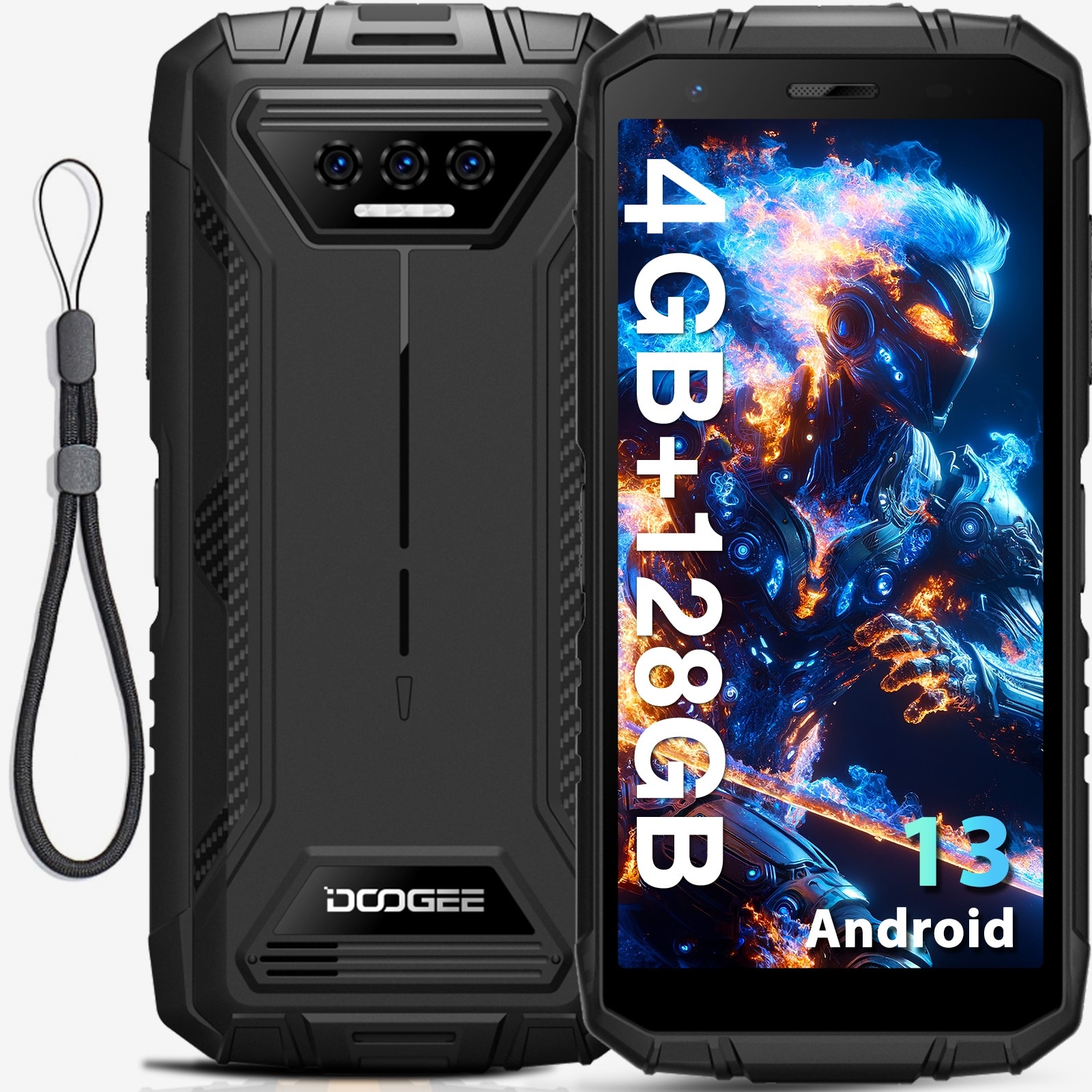 Telefon mobil OUKITEL C51,128GB 18GB RAM, Dual SIM,4G Android 13