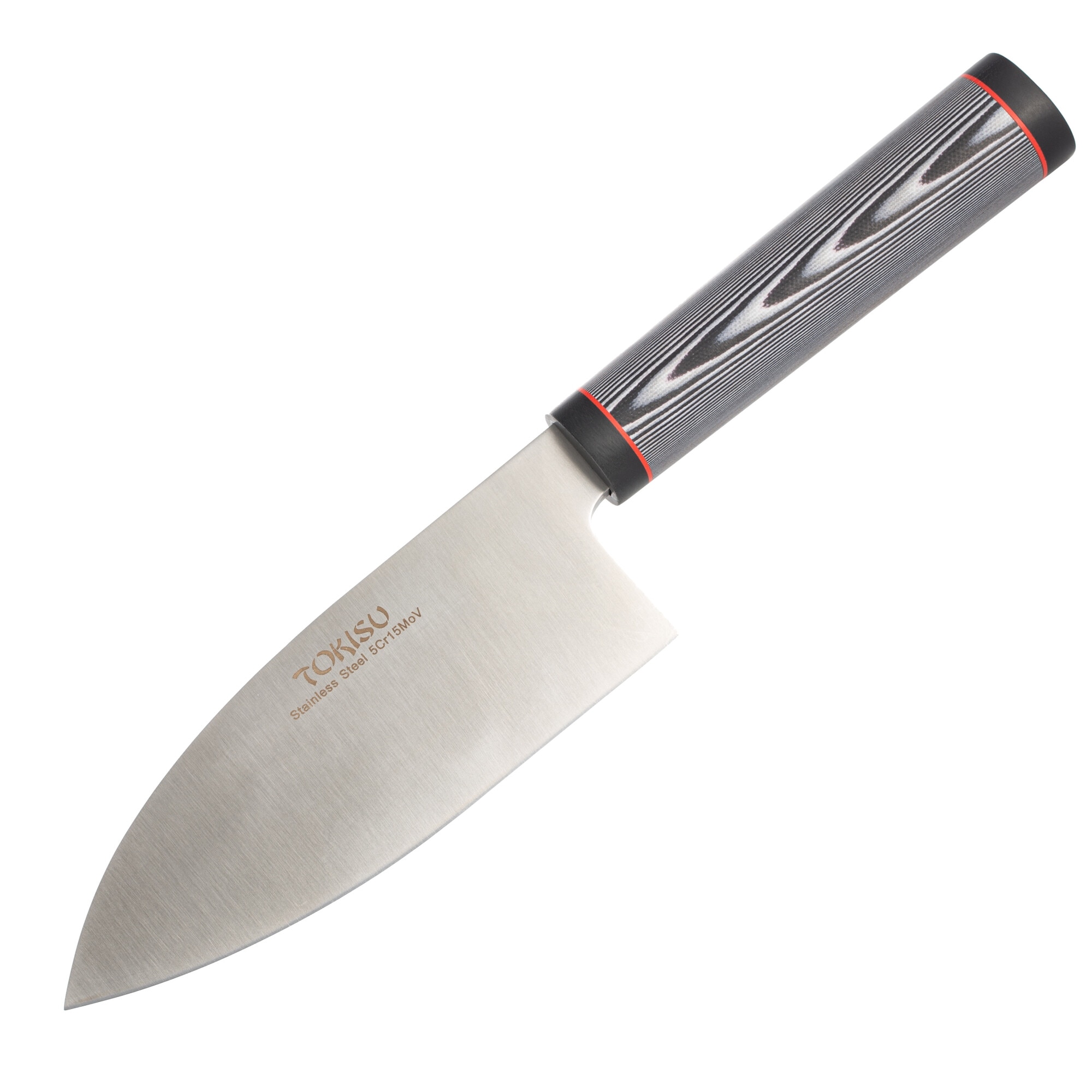 Cutit de bucatarie japonez Tokisu Deba 16 cm lama, maner zebra