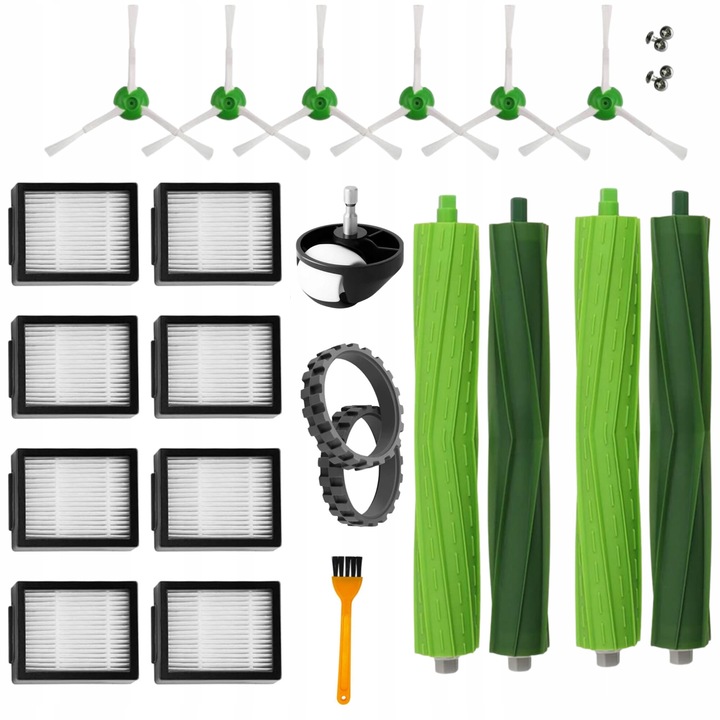 Комплект голяма филтърна четка за Irobot Roomba E5 E6 E7 I7 I4+ I6+ I8+ E5 E6