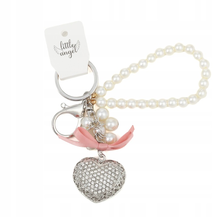 Pandantiv inima, Little Angel, B1318, carabina, Argentium