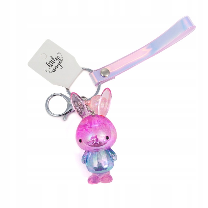 Ключодържател, Ангелче, B1326, заек, розов