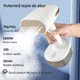 Aparat de calcat vertical, fier de calcat portabil Lehnedar®, 1800W, 2 setari de abur, rezervor de apa detasabil 350ml, auto oprire, 30 gr/min, talpa ceramica, alb