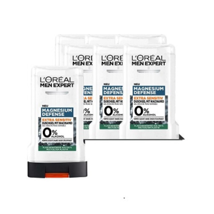 Gel de dus 5IN1 L"OREAL MEN EXPERT extra sensitiv 250ML
