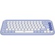 Безжична клавиатура Logitech POP ICON KEYS, Bluetooth, 3 Way Easy-Switch, Lilac