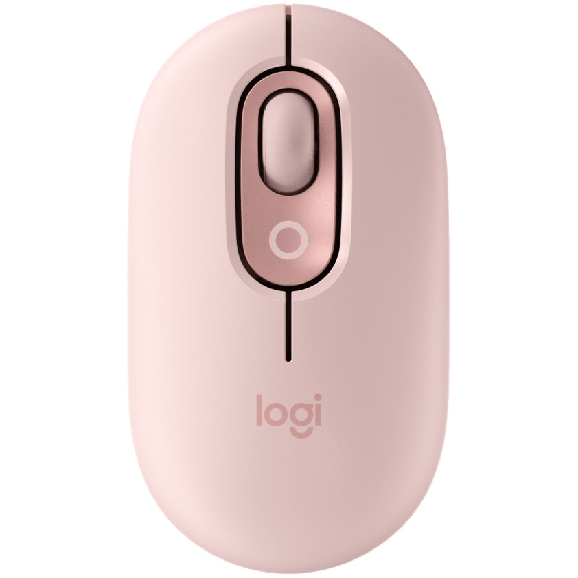 Mouse Wireless Logitech POP cu emoji, Bluetooth, Silent Touch, 3