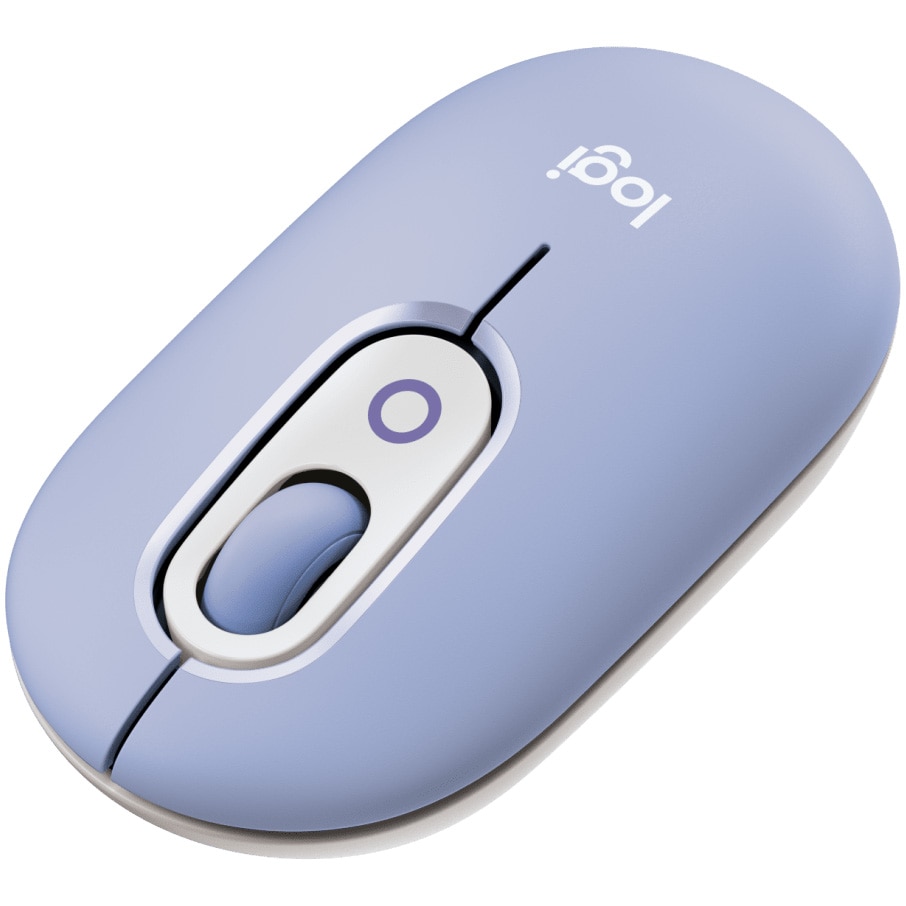 Ｙ♡ O Mouse Wireless Logitech POP cu emoji, Bluetooth, Silent Touch, 3