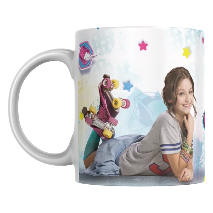 Cana personalizata - Soy Luna, alba, 330 ml, v2