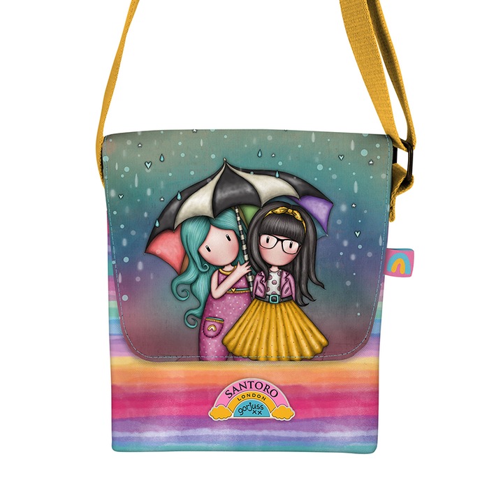Gyermek válltáska Santoro Gorjuss Be Kind To Each Other, 20 x 22 x 2,5, többszínű