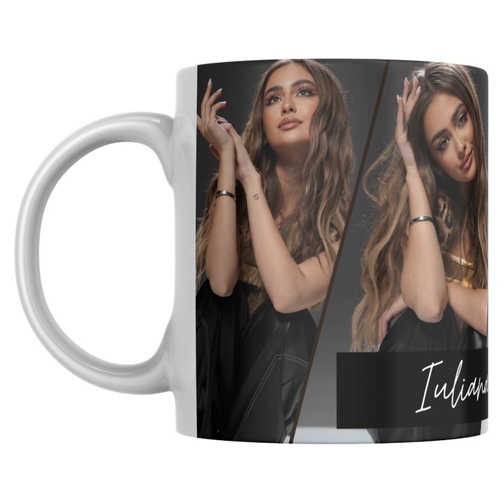 Cana personalizata - Iuliana Beregoi, alba, 330 ml, v2