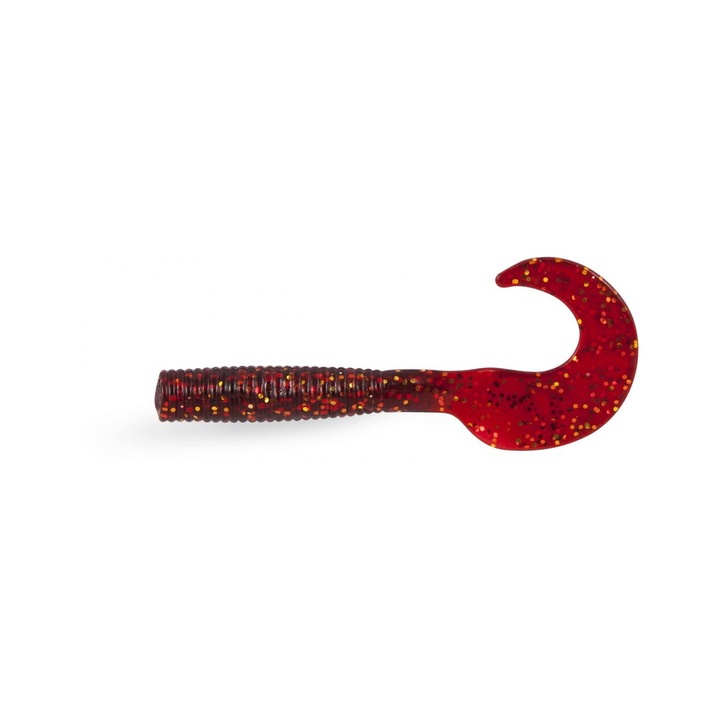 Twister EnergoTeam L&K Grub Hunter Rosu 5.5cm, 1, 8 gr., 002, 8 buc/plic