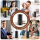 Aparat pentru spuma lapte 4 in 1, Aiorber, 400W, 240 ml, Spumare Cald si Rece, Spumator de lapte pentru Latte, Ciocolata, Cappuccino, Functie Incalzire, Keep Warm si Control Temperatura, Inox, negru