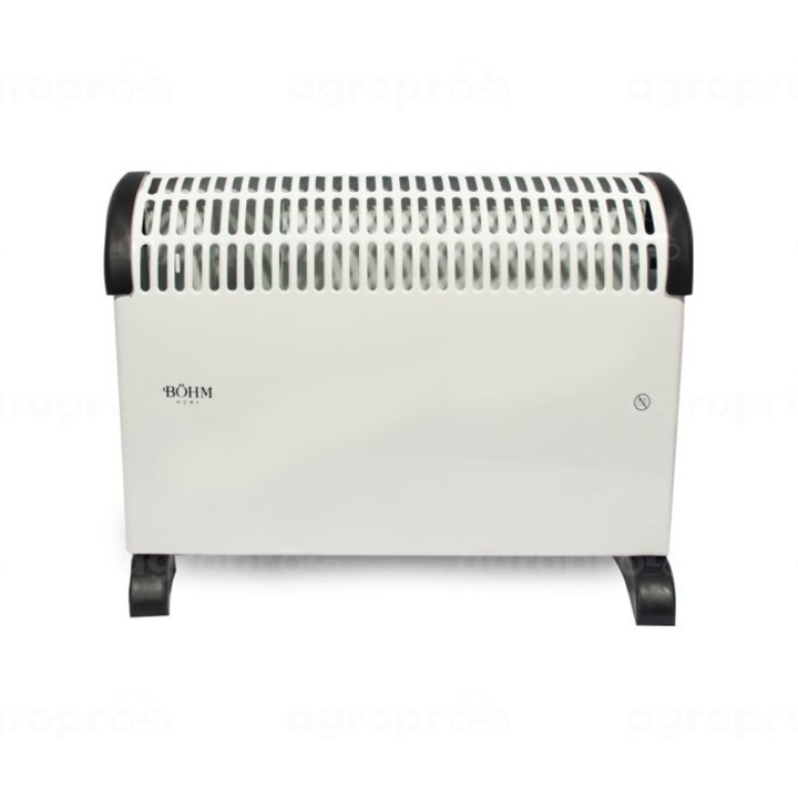 Radiator electric cu ventilator turbo BL01S BÖHM, 2000 W, Timer pana la 24 h