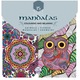 Carte de colorat cartonata Mandala pentru copii, 40 de pagini mandale, Antistres, Colarare si Relaxare, 21 cm x 21 cm, interior 200 g/mp, Volumul III