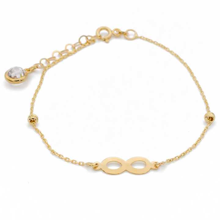 Bratara Infinit si Bile Aur 14k