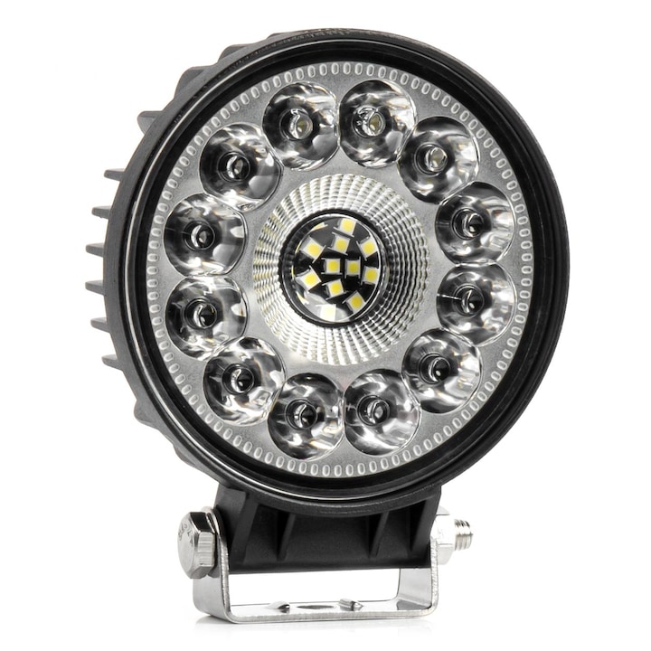 Proiector LED AMIO AWL62 96W 6500K 9600lm 12V 24V Auto Offroad Tractor Suv Atv Moto Munca de teren