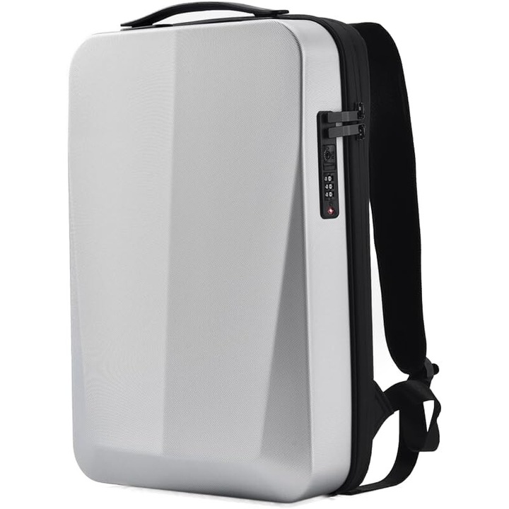 Többfunkciós laptop hátizsák, nagy kapacitású, 30x10x45cm, PVC, Oxford, fekete színű