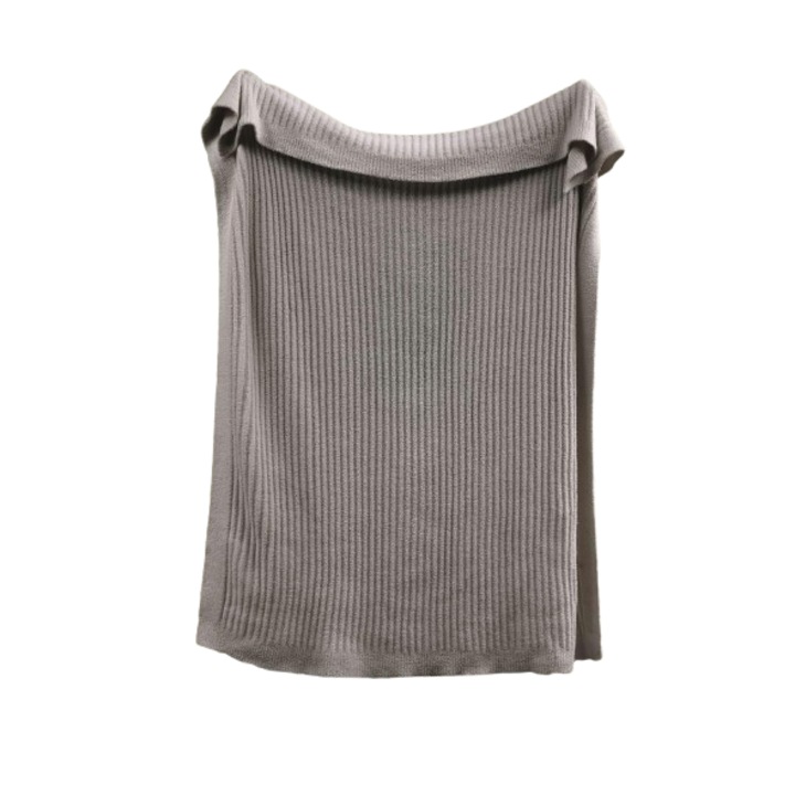 Patura moale R.SHARE simpla, pufoasa, 125 x 175 cm, calda si confortabila, certificata Oeko-Tex, gri