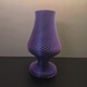 Vaza Decorativa in Forma de Pocal 3D – Design Unic cu Efect Spiralat, Mov