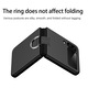 Защитен калъф за Samsung Galaxy Z Flip 4, Axroad Mall, с пръстен, устойчив на изпускане, пълна защита, поддържа безжично зареждане, защита срещу удари, ултра безопасна камера, лесен за инсталиране, компютър, черен