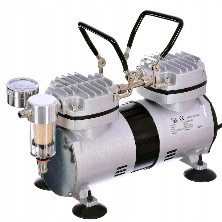 Компресорна вакуумна помпа AS30 650 mmHG 40 l/min