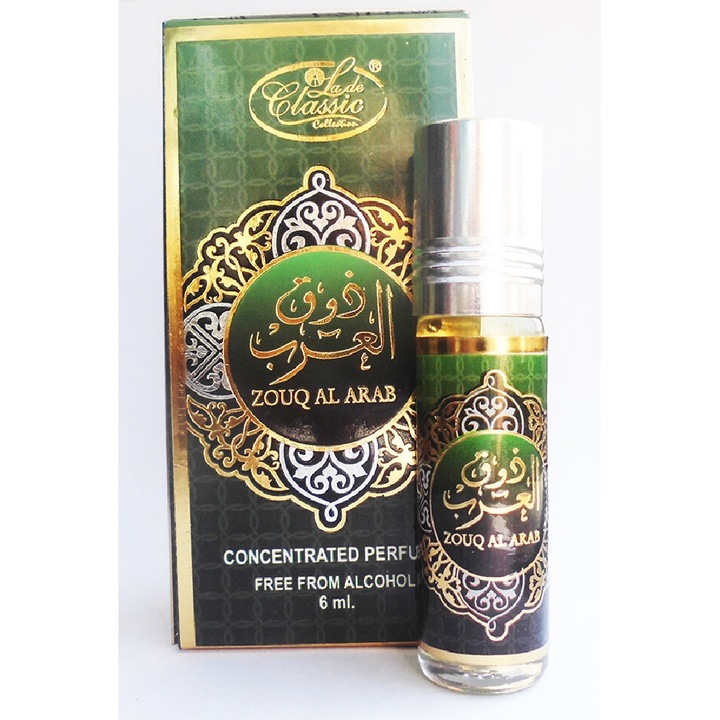 Parfüm La De Classic ZOUQ AL ARAB, keleti, édes illatú, 6 ml
