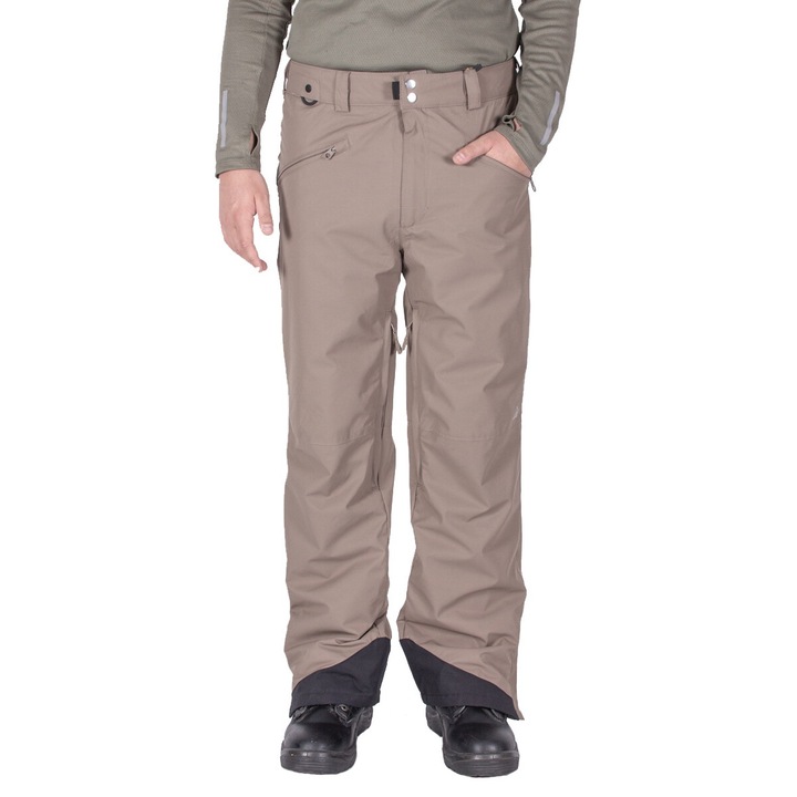 Pantaloni termoizolati pentru snowboarding si schi pentru barbati, Bej