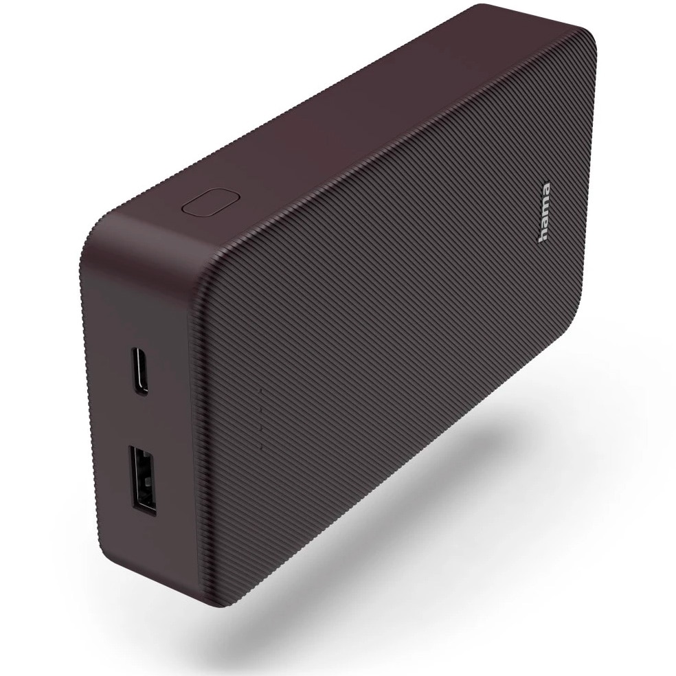 Acumulator extern Hama Colour 20, 20000 mAh, USB-C, USB-A, mov