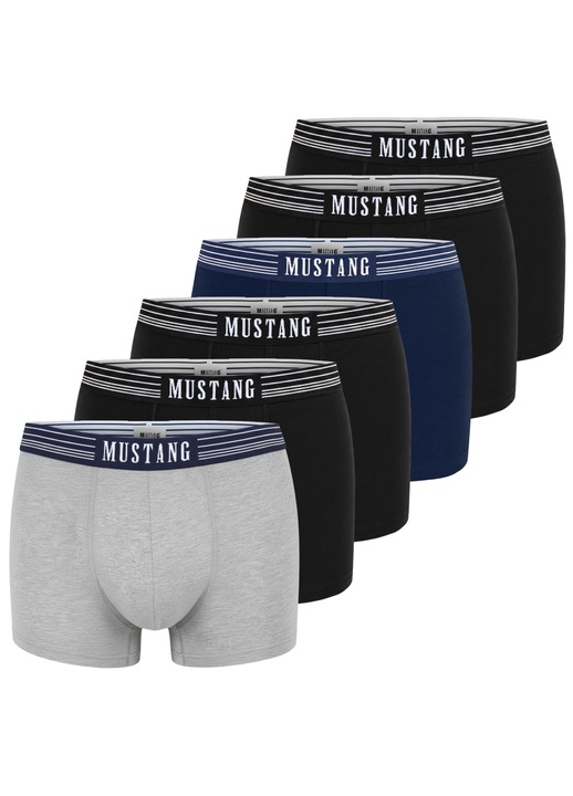 SET 6, Boxeri barbati, Mustang, Bm1053, Bumbac, XXL