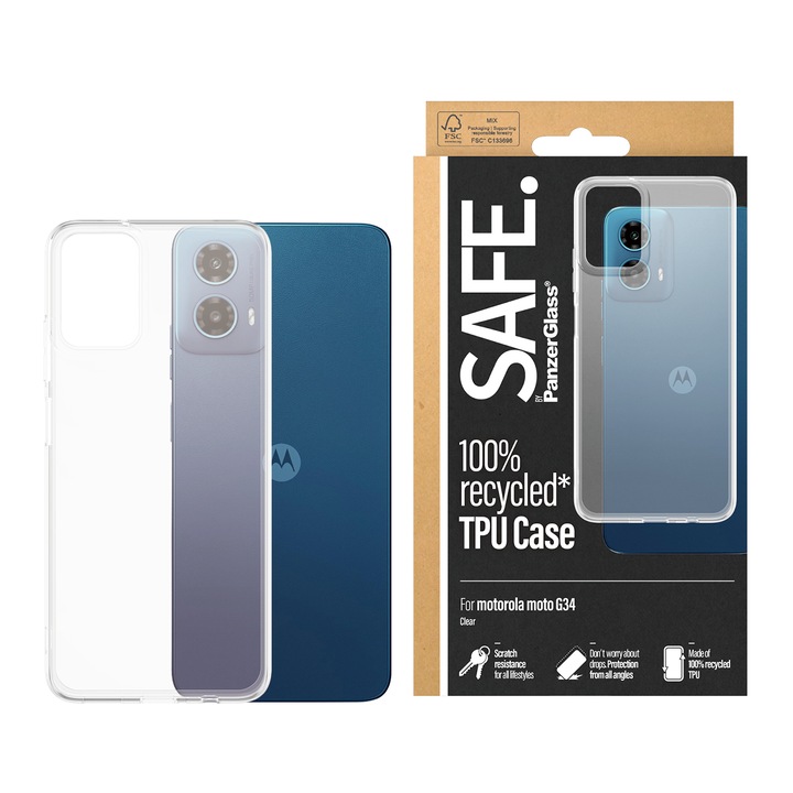 Motorola Moto G 34 5G tok, átlátszó