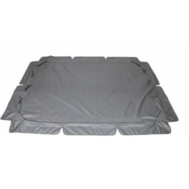 Резервно покривало за градинска люлка, AMRINUGL, водоустойчиво, UV защита, 195x125x15cm, сиво, L