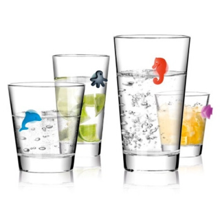 Маркер за чаши, Tescoma myDRINK, 12 броя, океан