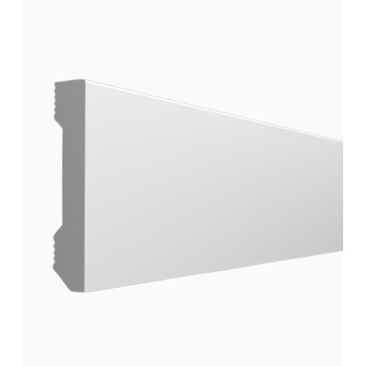 Plinta lavabila, Polimer rigid, rezistenta la apa si impact FDS071, lungime 2.4 m, inaltime 7cm