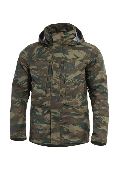 Geaca parka Pentagon, model Hurricane, impermeabila, respirabila, kaki, nylon, XL INTL