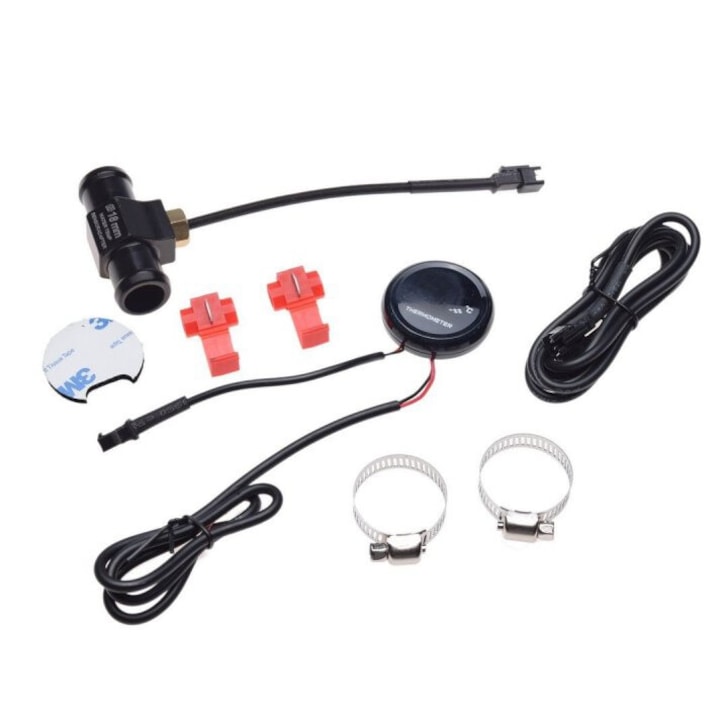 Elektronikus hűtőfolyadék/fagyálló hőmérséklet jelző