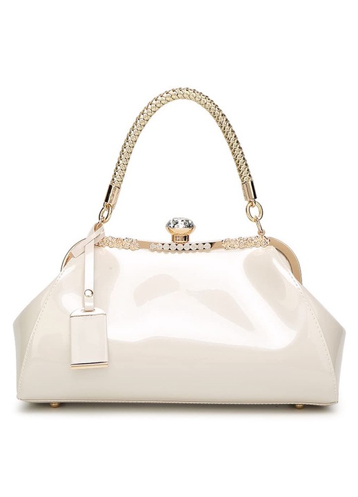 Geanta dama, AMRINUGL, piele, alb