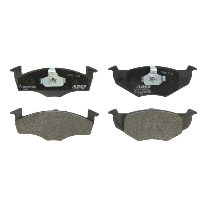 Első fékbetét készlet ABE kompatibilis Vw Fox, Lupo I, Polo, Polo III, Polo III Classic, Polo IV